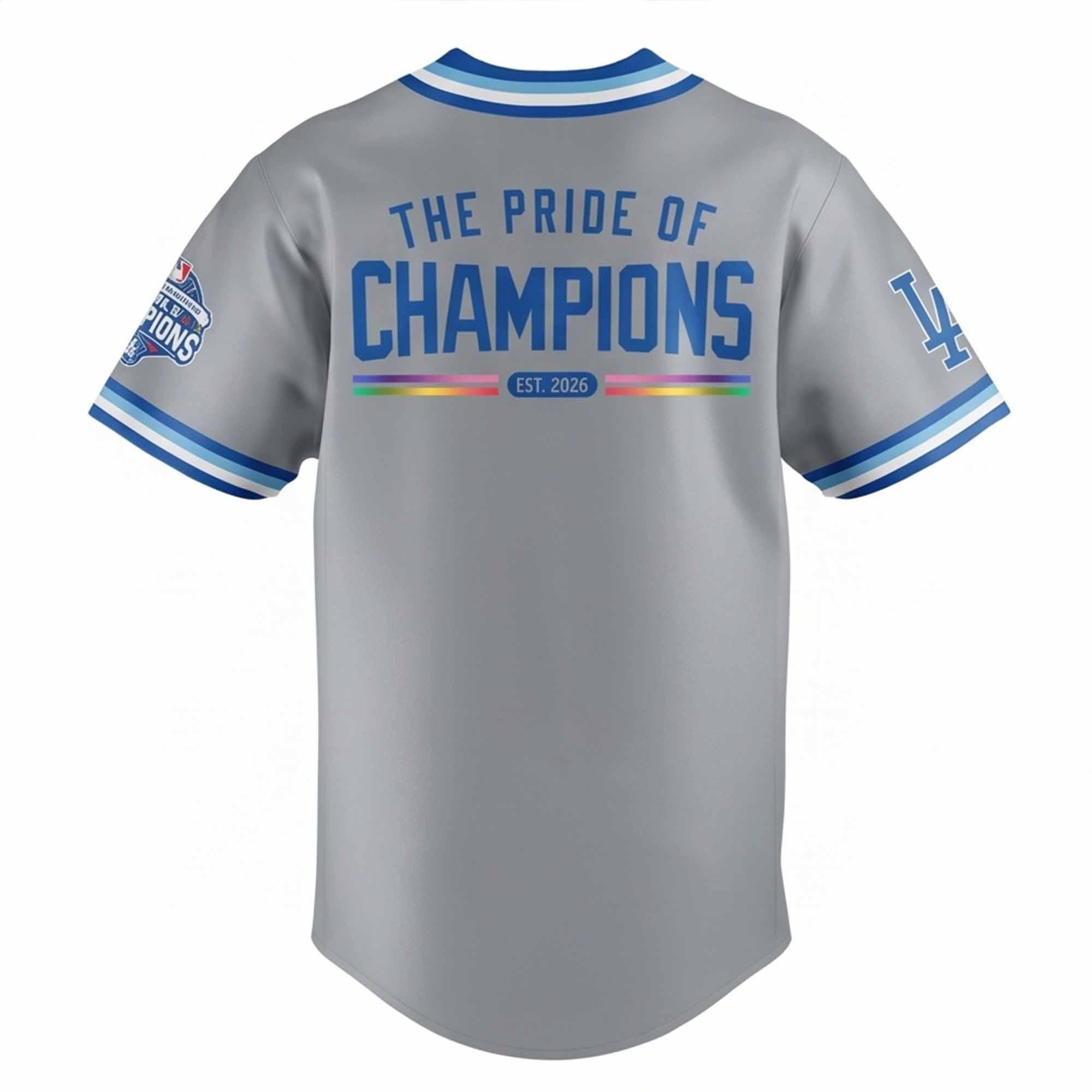Dodgers Pride Night 2026 Jersey Dodgers Pride Night 2026 Jersey