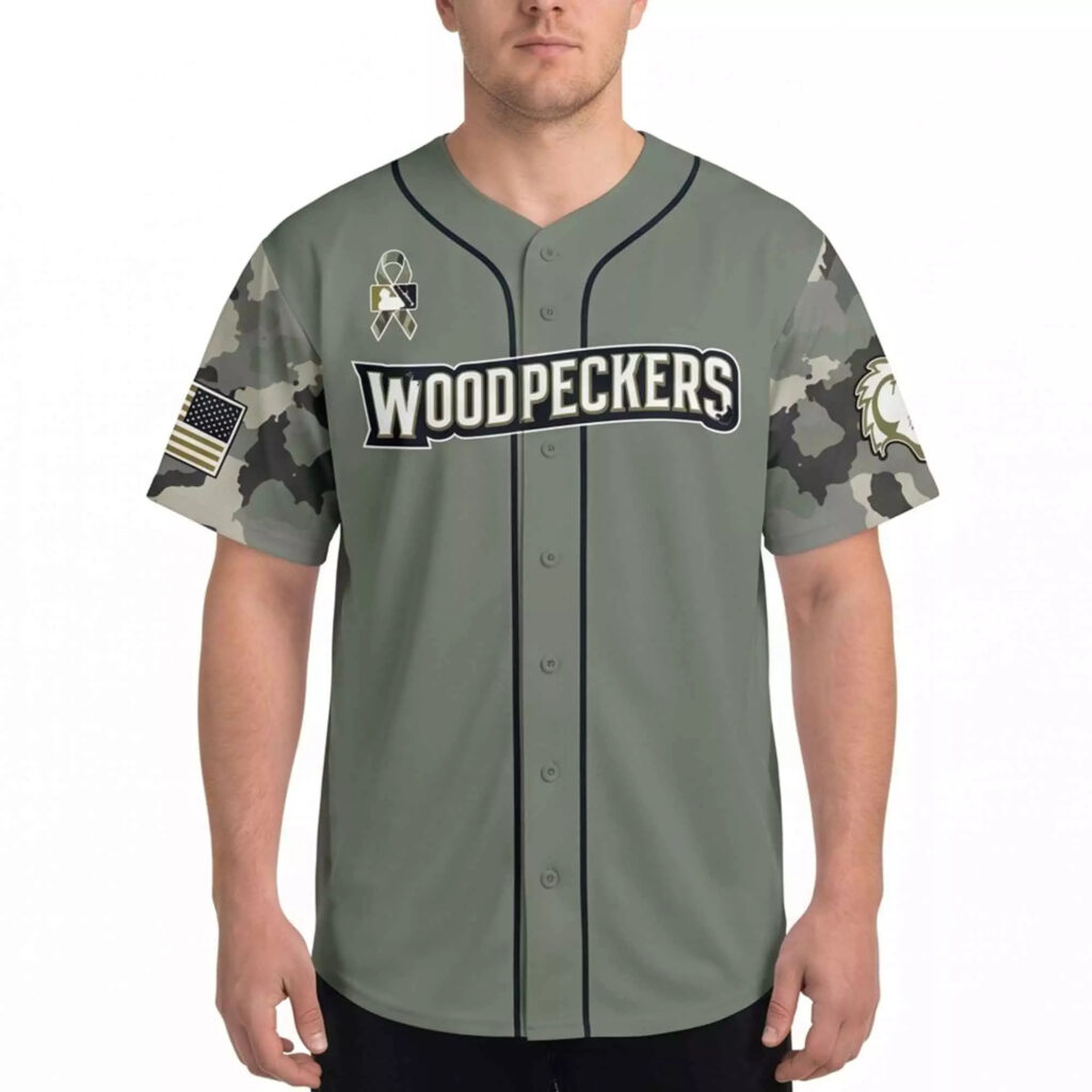 Fayetteville Woodpeckers Military Appreciation Night 2026 Jersey Fayetteville Woodpeckers Military Appreciation Night 2026 Jersey