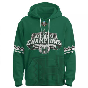 Hawaii Volleyball 3X Champions 2026 Hoodie 1 Hawaii Volleyball 3X Champions 2026 Hoodie