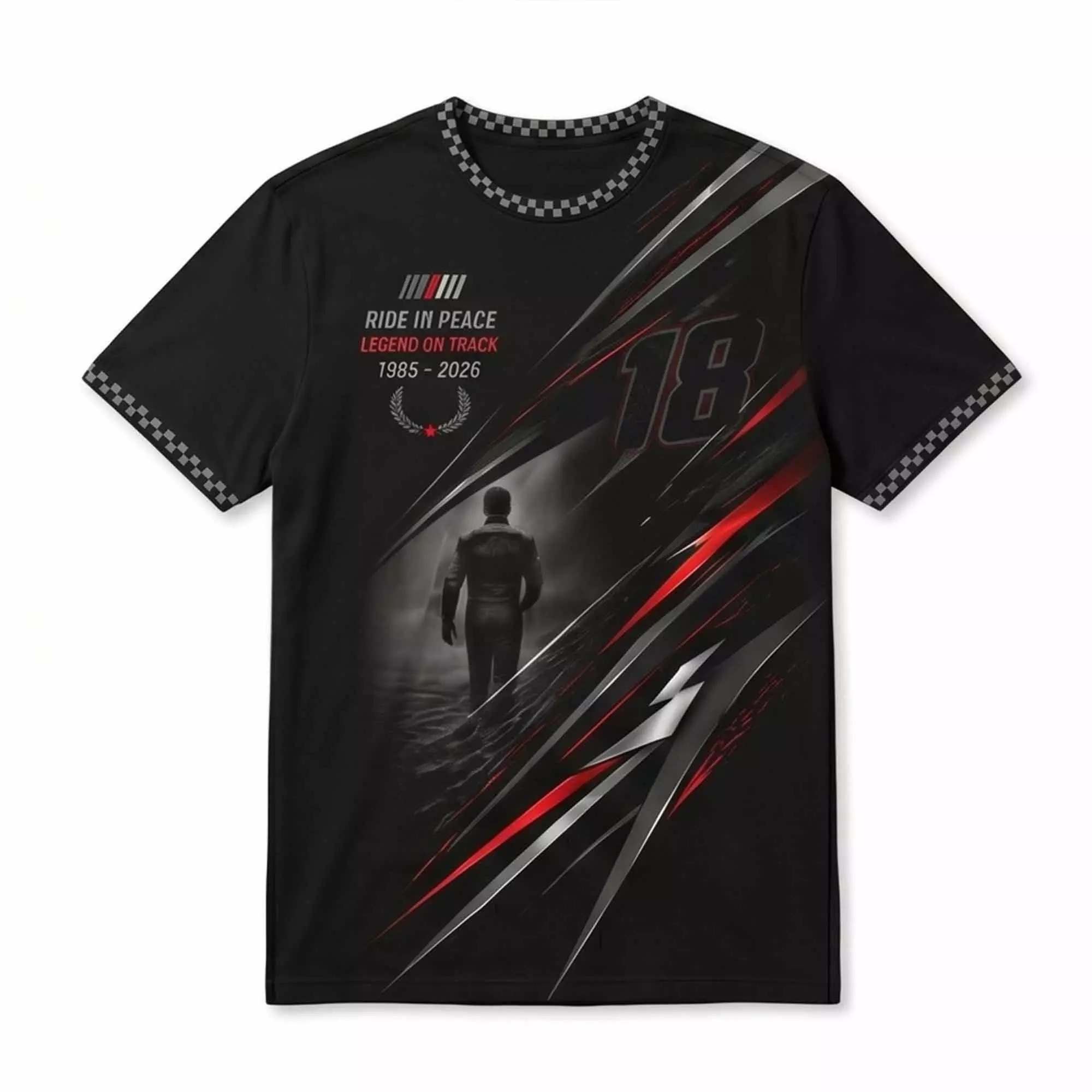 Kyle Busch 18 Ride in Peace Shirt Kyle Busch 18 Ride in Peace Shirt