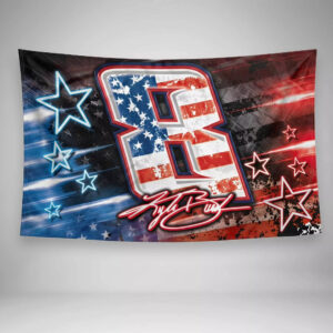Kyle Busch 8 Flag Kyle Busch 8 Flag