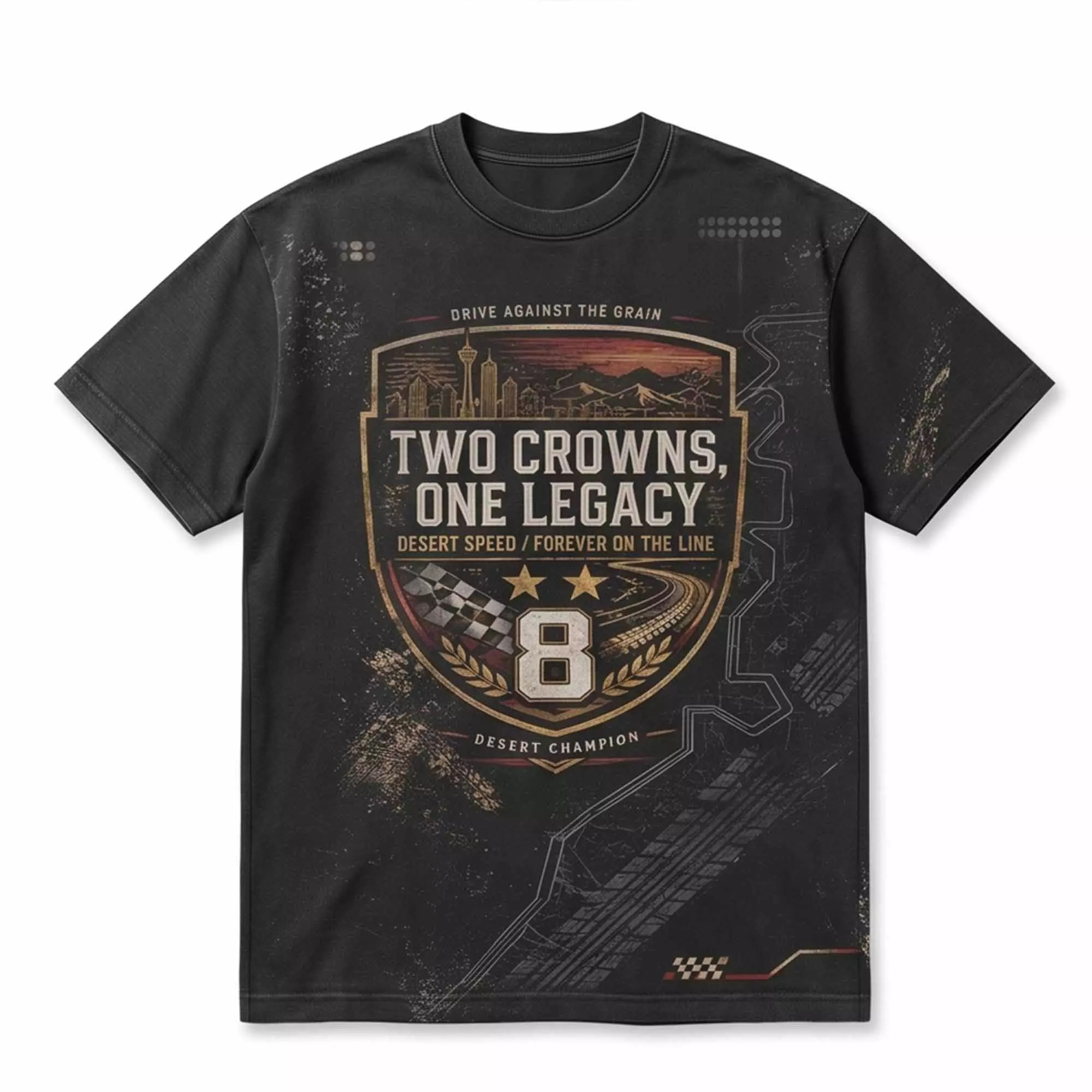 Kyle Busch 8 Two Crowns One Legacy Shirt Kyle Busch 8 Two Crowns One Legacy Shirt