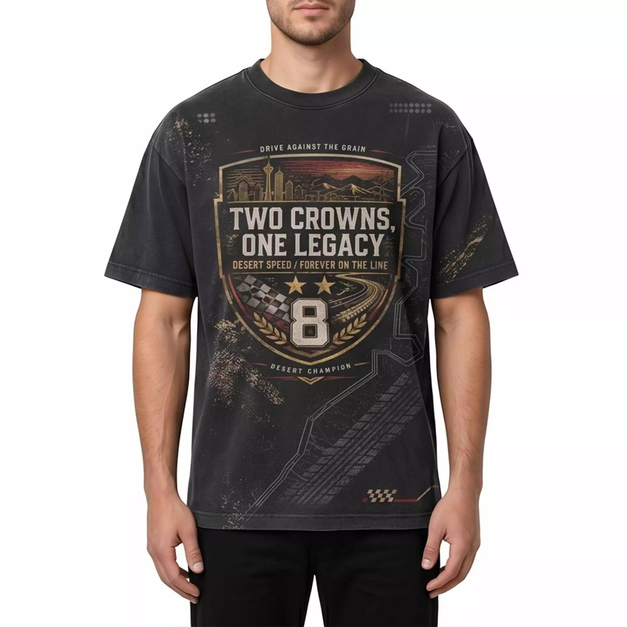 Kyle Busch 8 Two Crowns One Legacy Shirt Kyle Busch 8 Two Crowns One Legacy Shirt