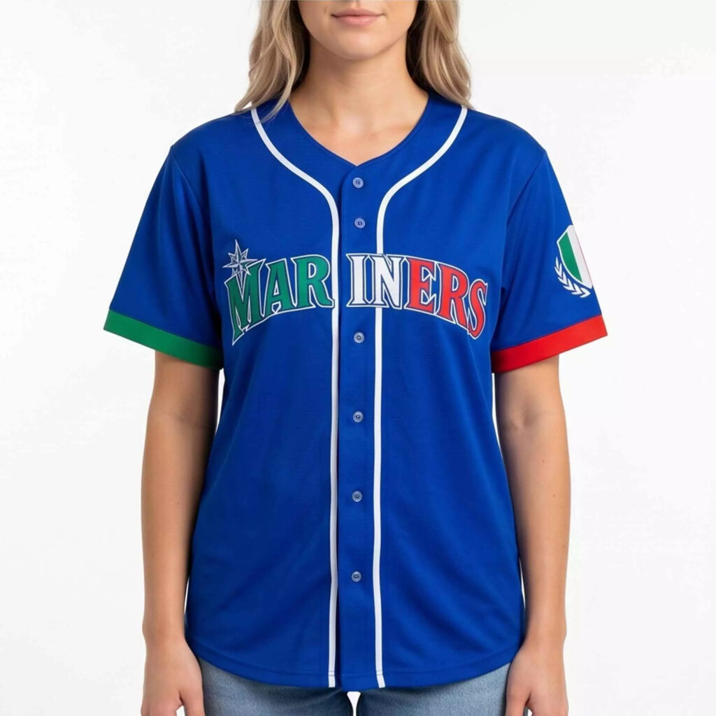 Mariners Italian Heritage Night Giveaway 2026 Jersey Mariners Italian Heritage Night Giveaway 2026 Jersey