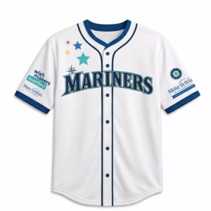 Mariners Make-A-Wish Night Giveaway 2026 Jersey 1 Mariners Make-A-Wish Night Giveaway 2026 Jersey