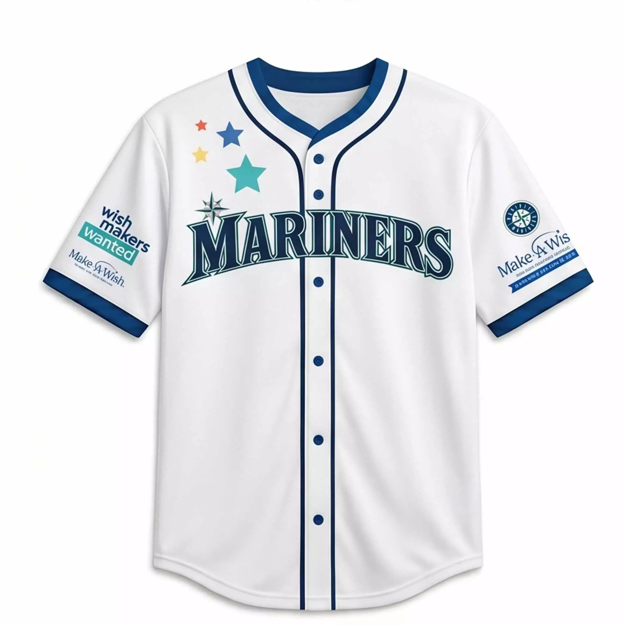 Mariners Make-A-Wish Night Giveaway 2026 Jersey Mariners Make-A-Wish Night Giveaway 2026 Jersey