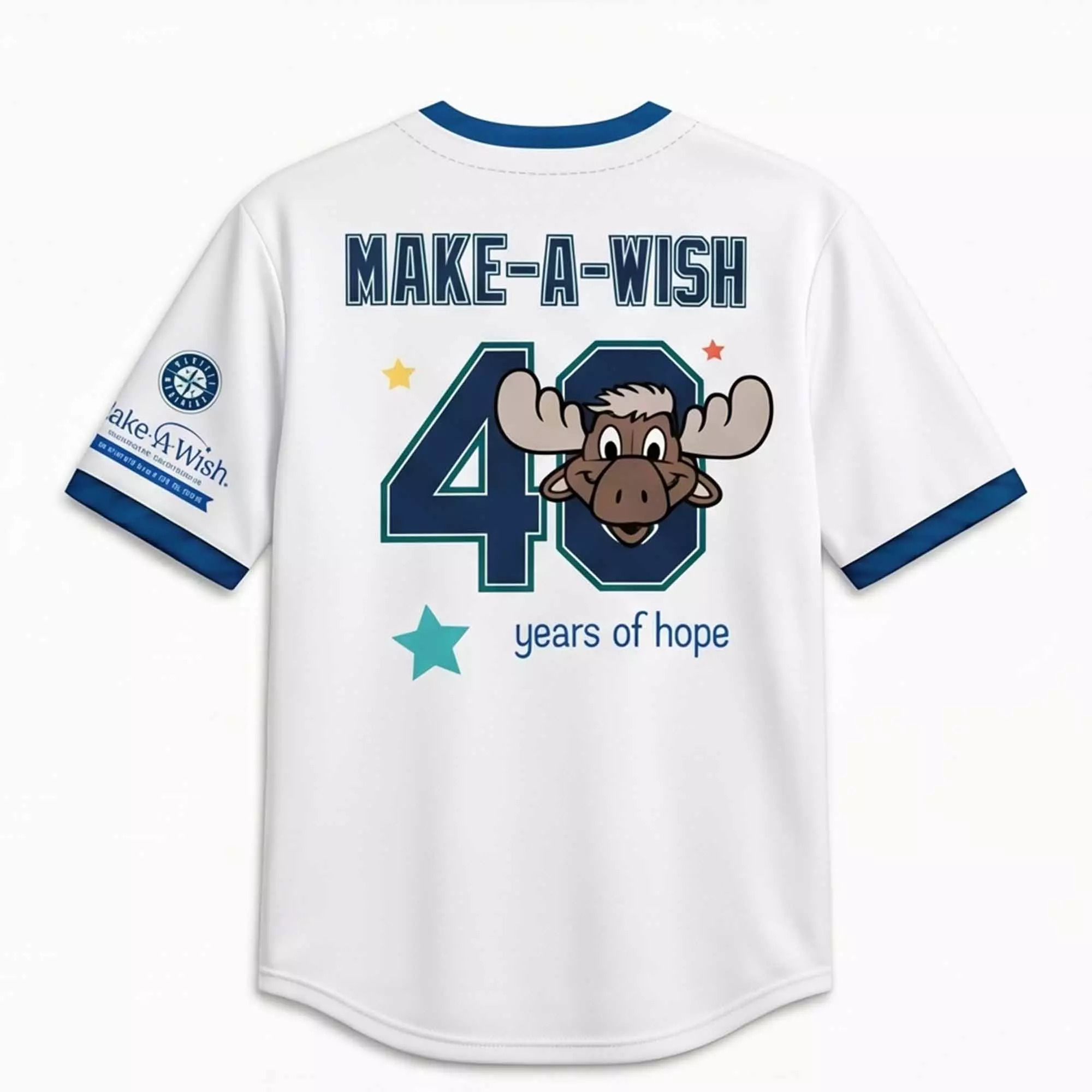 Mariners Make-A-Wish Night Giveaway 2026 Jersey Mariners Make-A-Wish Night Giveaway 2026 Jersey