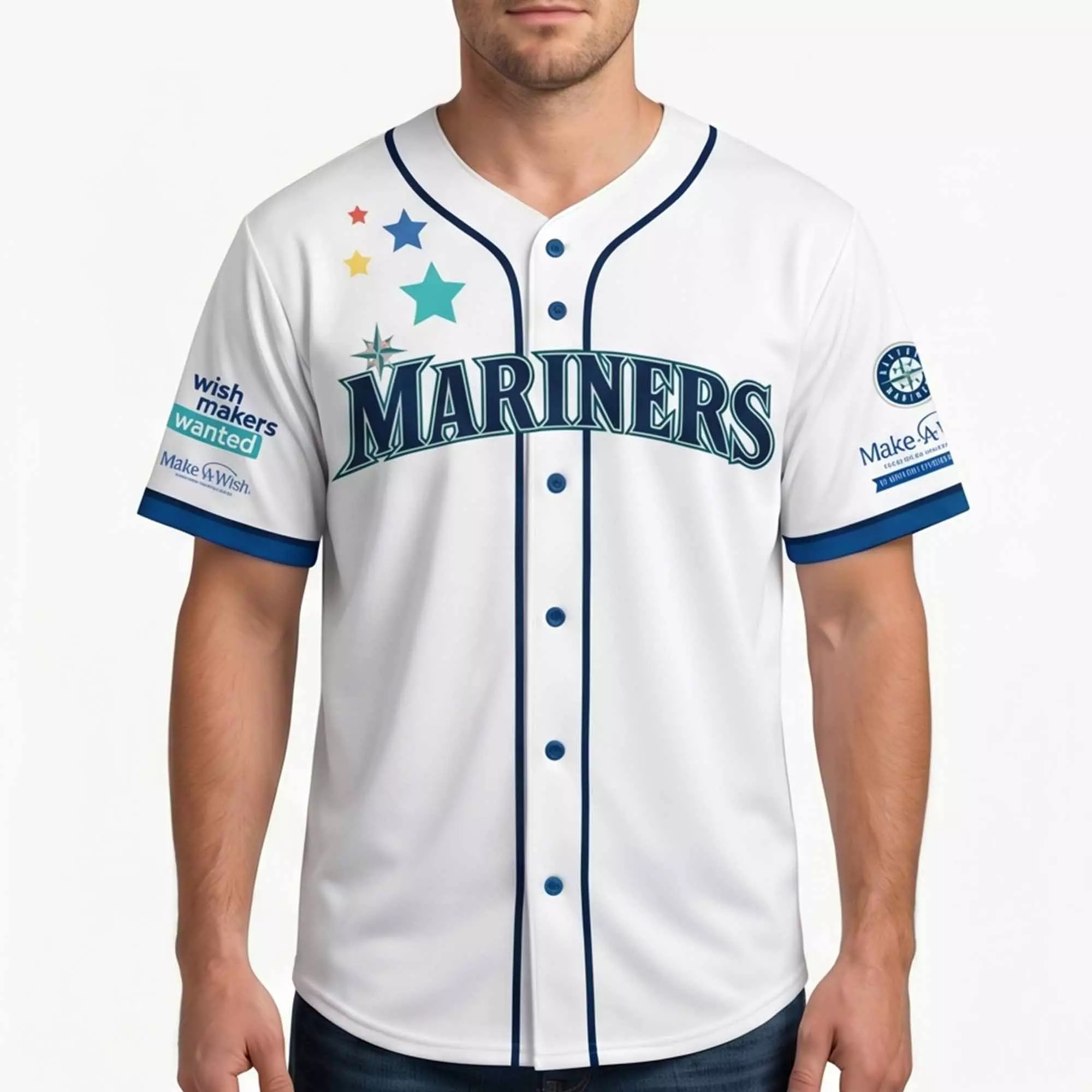 Mariners Make-A-Wish Night Giveaway 2026 Jersey Mariners Make-A-Wish Night Giveaway 2026 Jersey