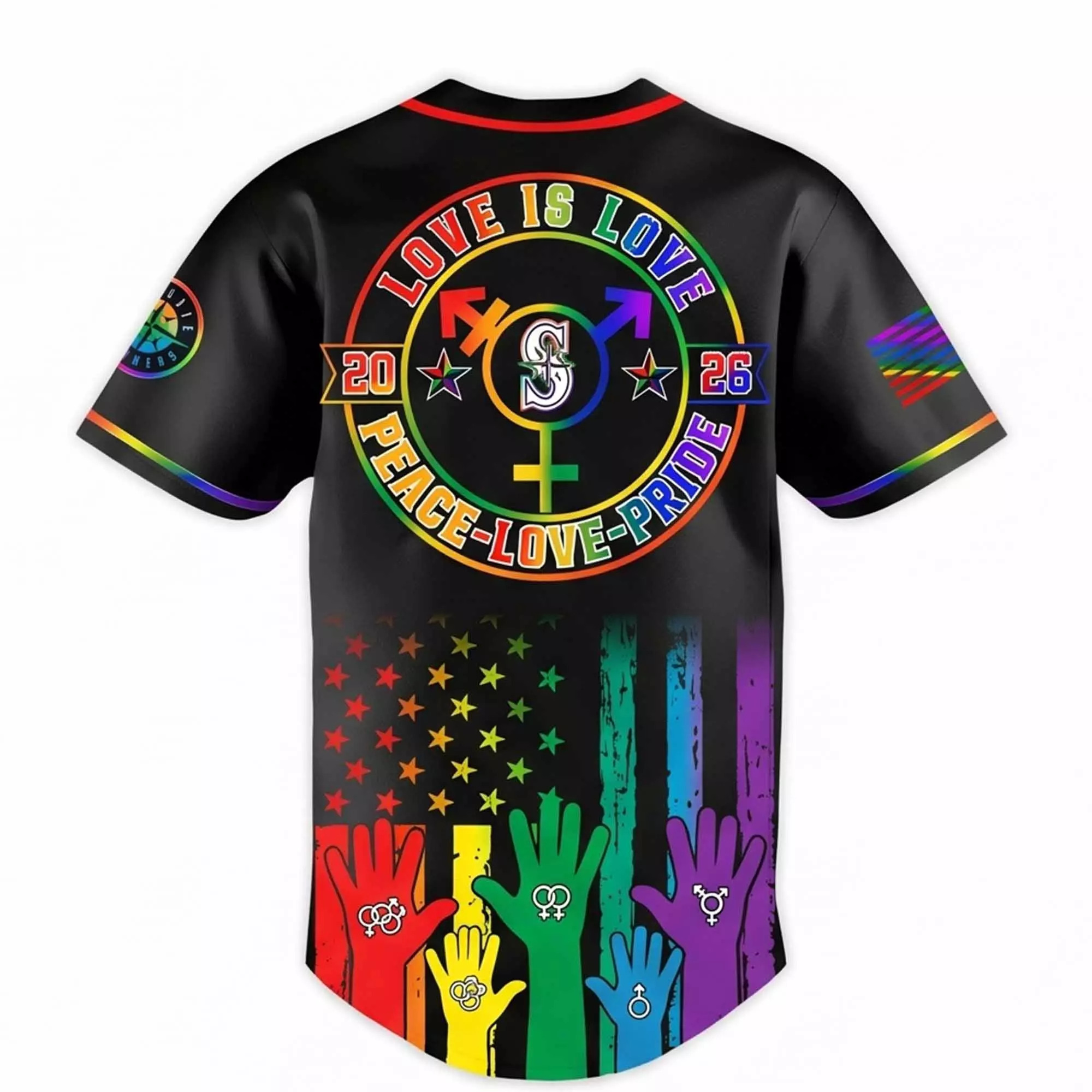 Mariners Pride Month 2026 Baseball Jersey Mariners Pride Month 2026 Baseball Jersey