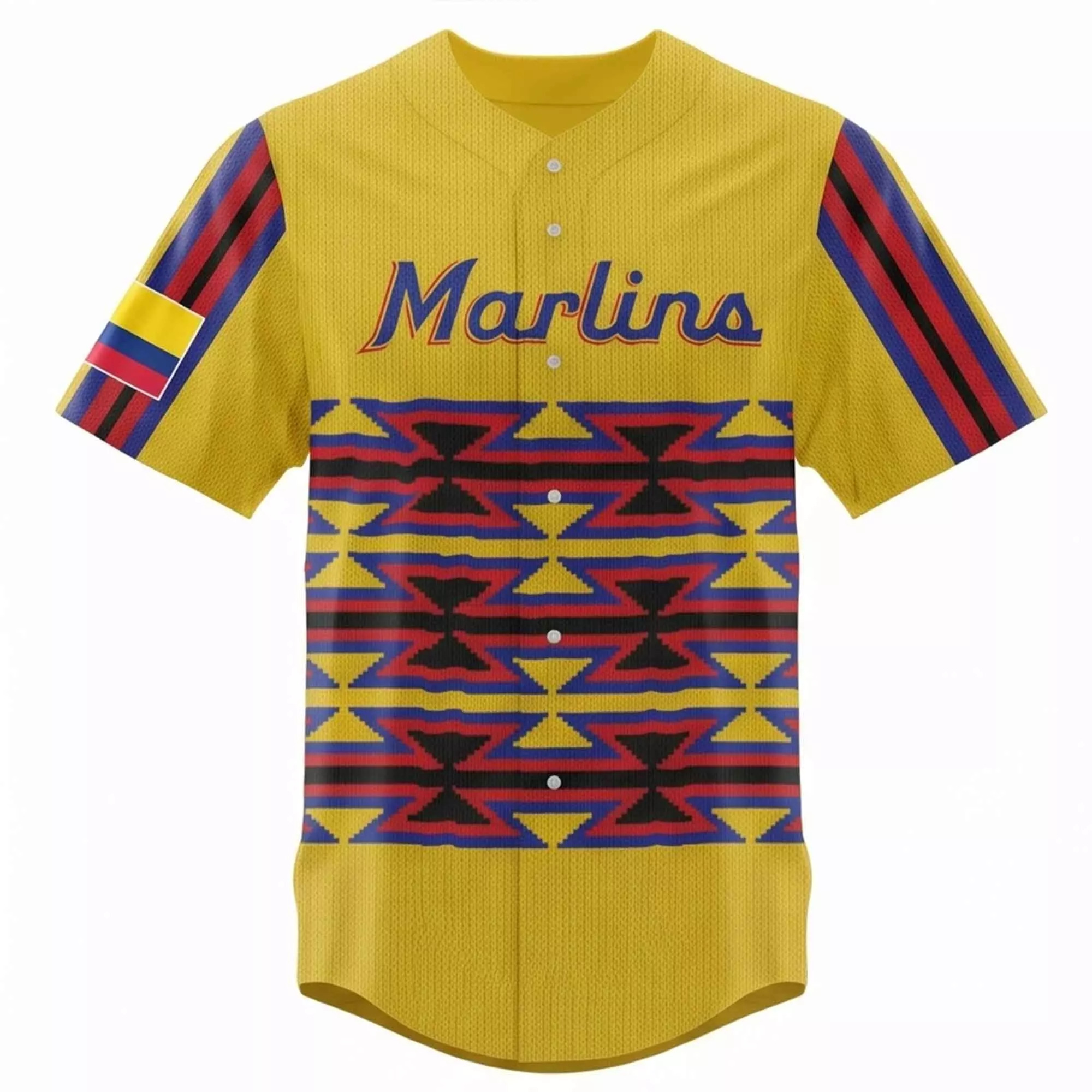 Marlins Colombian Heritage Giveaway 2026 Jersey Marlins Colombian Heritage Giveaway 2026 Jersey