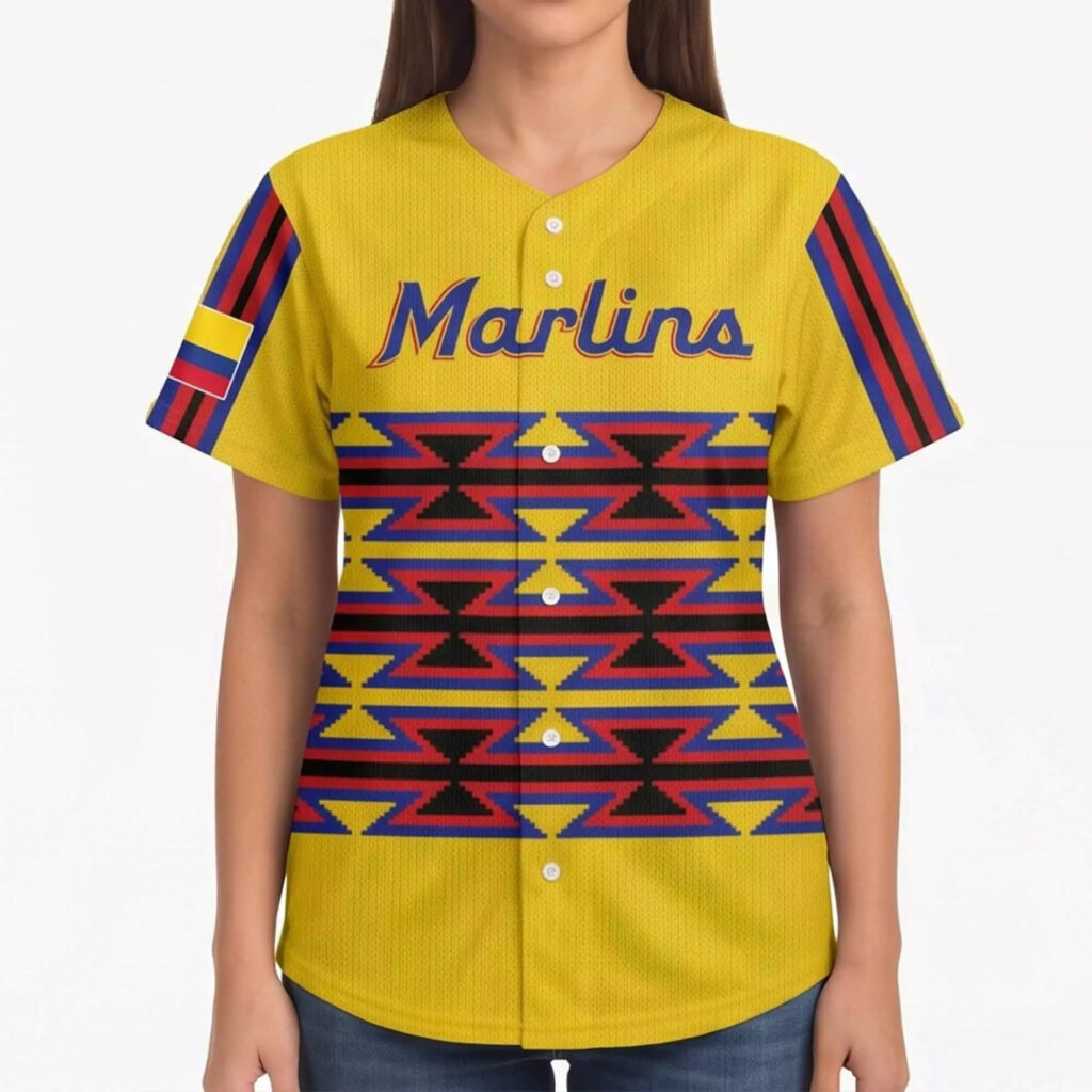 Marlins Colombian Heritage Giveaway 2026 Jersey Marlins Colombian Heritage Giveaway 2026 Jersey