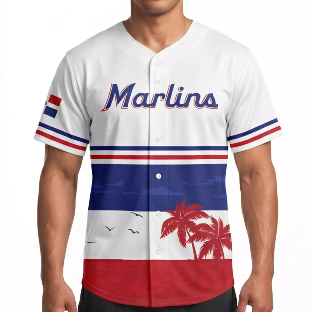Marlins Dominican Heritage Giveaway 2026 Jersey Marlins Dominican Heritage Giveaway 2026 Jersey