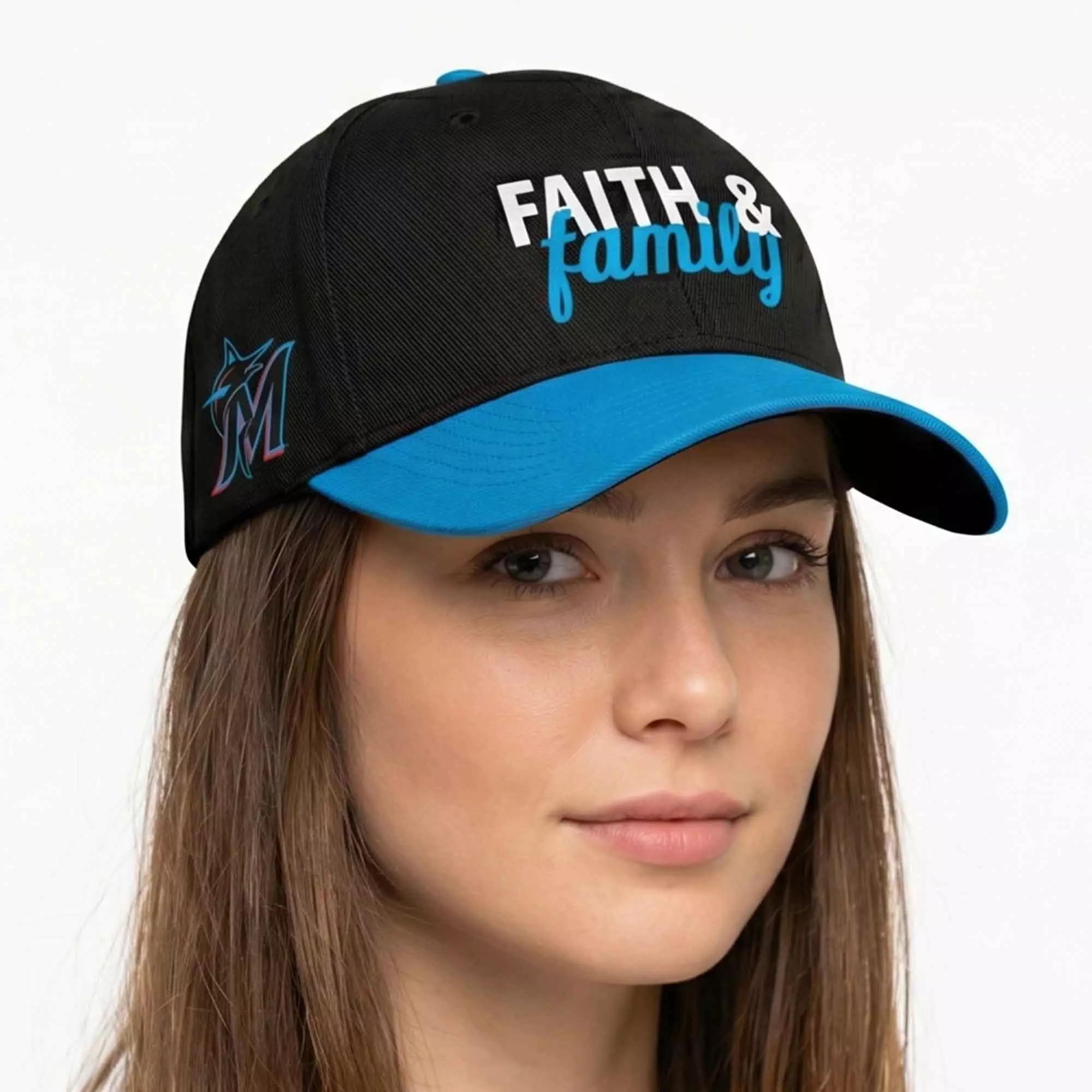 Marlins Faith & Family Night Giveaway 2026 Hat Marlins Faith & Family Night Giveaway 2026 Hat