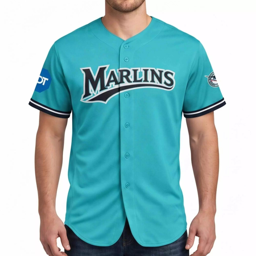 Miami Marlins Teal Throwback Uniforms 2026 Jersey Miami Marlins Teal Throwback Uniforms 2026 Jersey
