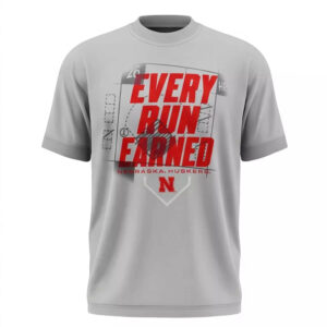 Nebraska Huskers Softball Every Run Farned 2026 Shirt