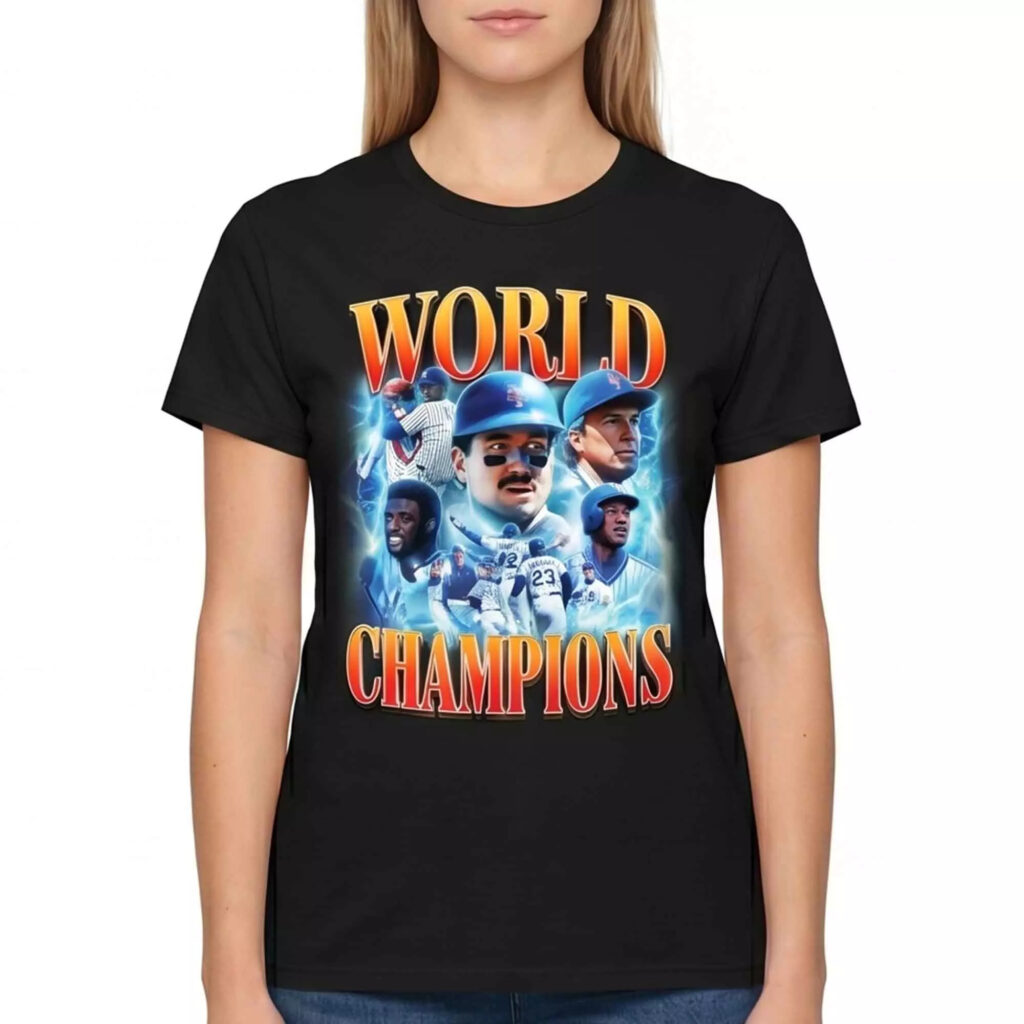 New York Mets 1986 World Champions Giveaway 2026 Shirt