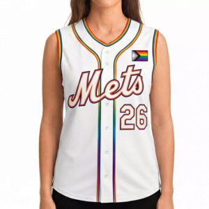 New York Mets Pride Sleeveless Giveaway 2026 Jersey