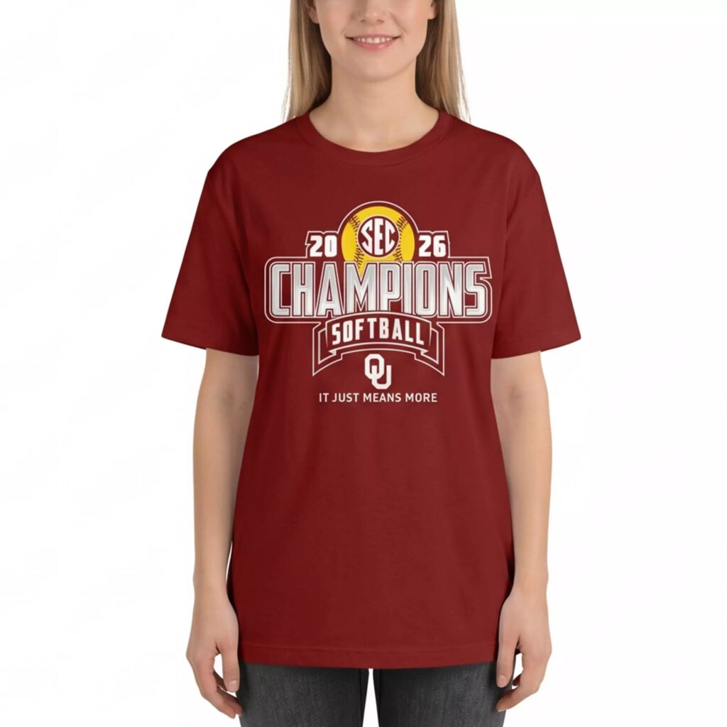 Oklahoma Softball Back-to-Back SEC Regular Season Champs 2026 Shirt