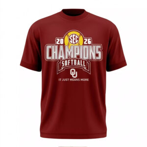 Oklahoma Softball Back-to-Back SEC Regular Season Champs 2026 Shirt