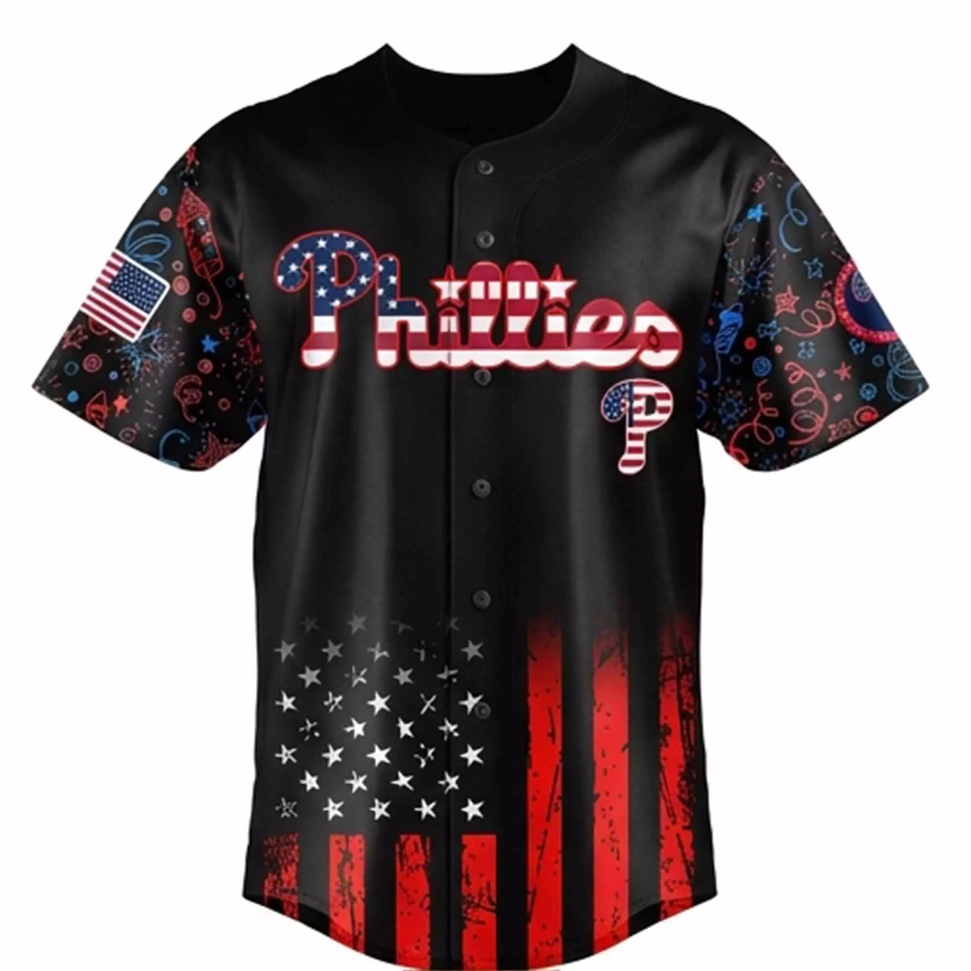 Phillies 250 Years USA Anniversary Jersey Phillies 250 Years USA Anniversary Jersey