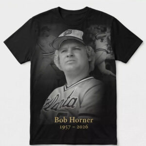 RIP Bob Horner 1957-2026 Shirt