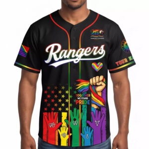 Rangers Pride Month 2026 Baseball Jersey Rangers Pride Month 2026 Baseball Jersey