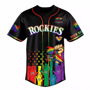 Rockies Pride Month 2026 Baseball Jersey Rockies Pride Month 2026 Baseball Jersey