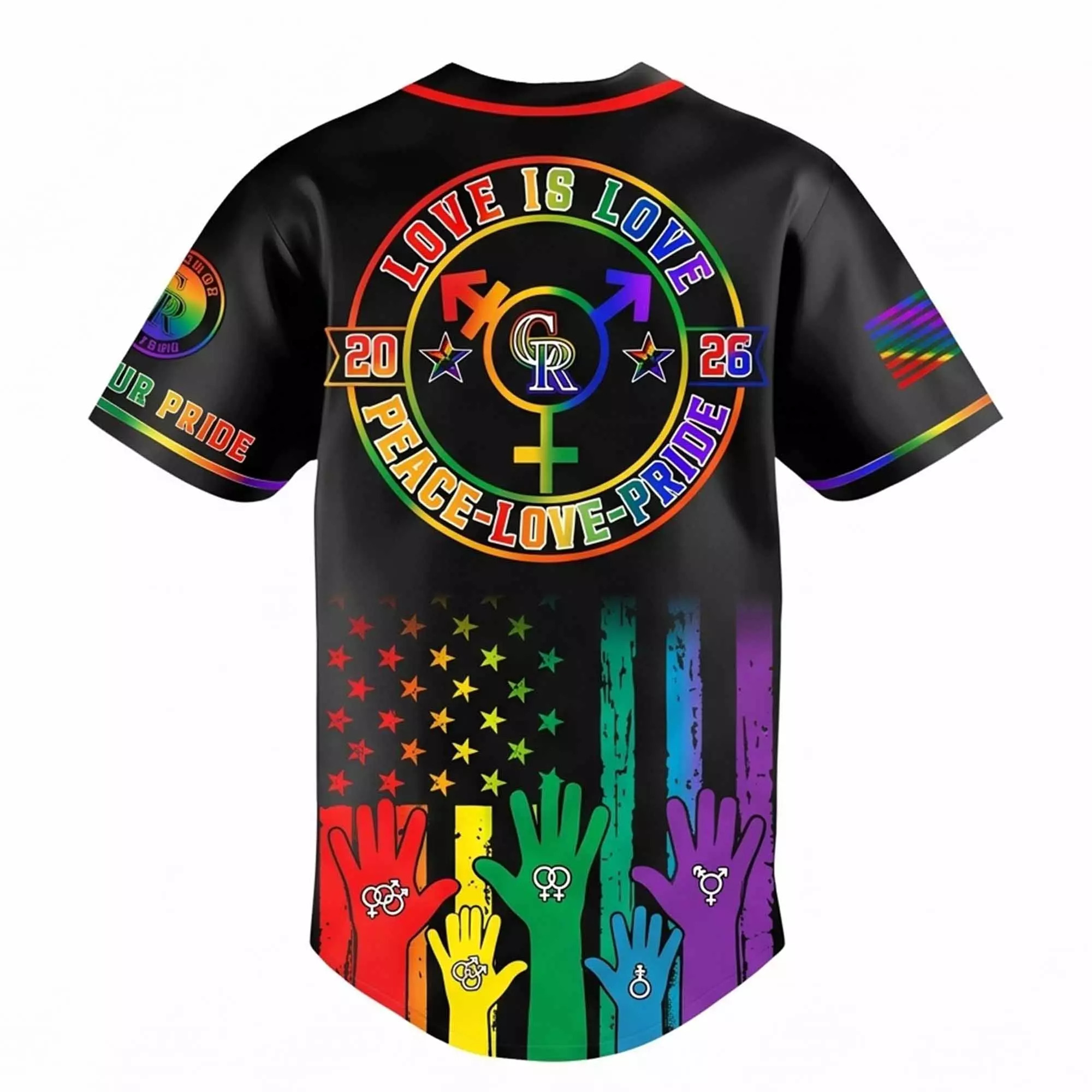 Rockies Pride Month 2026 Baseball Jersey Rockies Pride Month 2026 Baseball Jersey