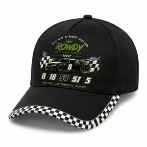 Rowdy 8 Race Hard Be Honest Have Fun Hat