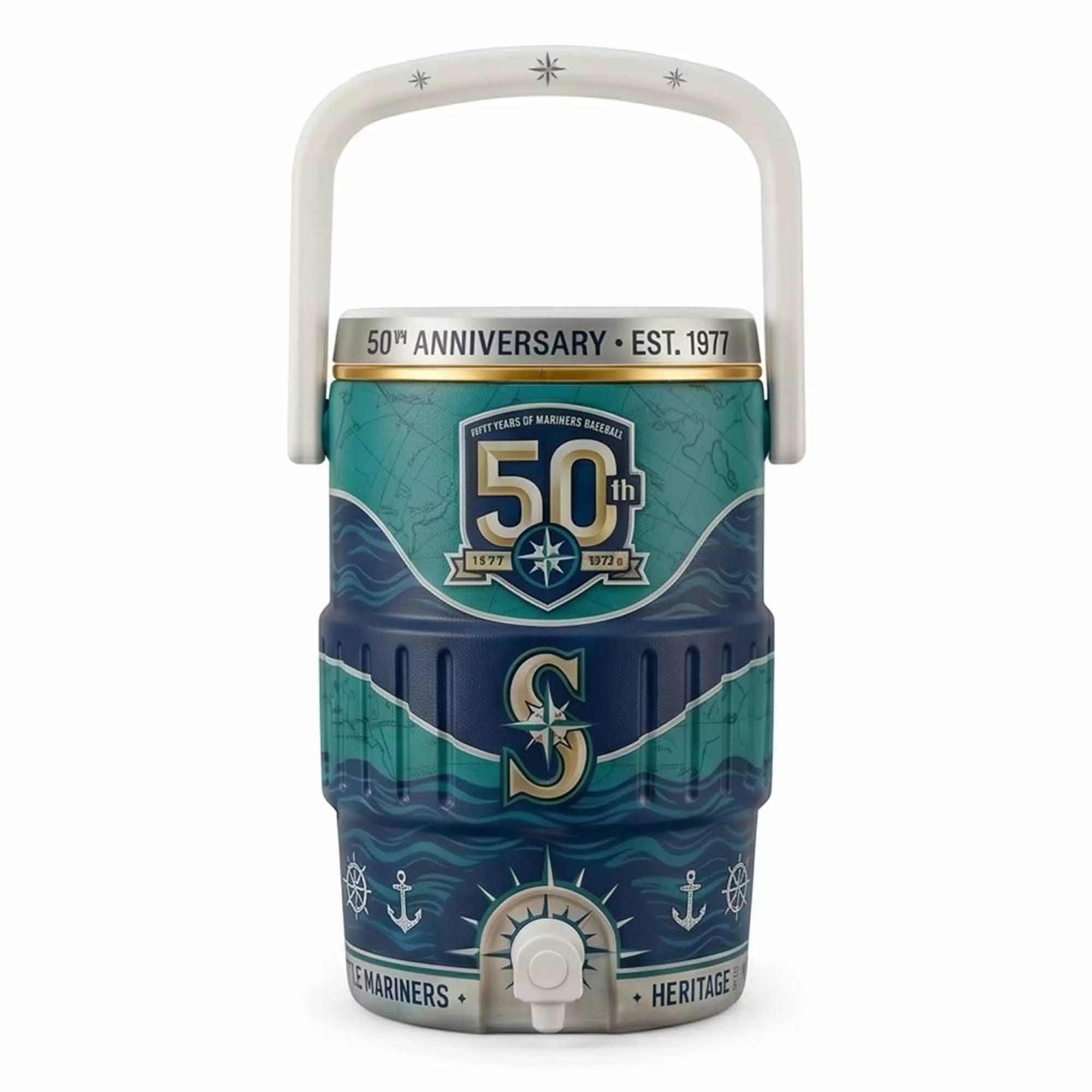 Seattle Mariners 50th Anniversary Beverage Cooler Cup Seattle Mariners 50th Anniversary Beverage Cooler Cup