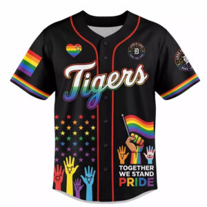 Tigers Pride Month 2026 Baseball Jersey 1 Tigers Pride Month 2026 Baseball Jersey