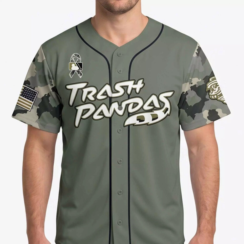 Trash Pandas Military Appreciation Night 2026 Jersey Trash Pandas Military Appreciation Night 2026 Jersey