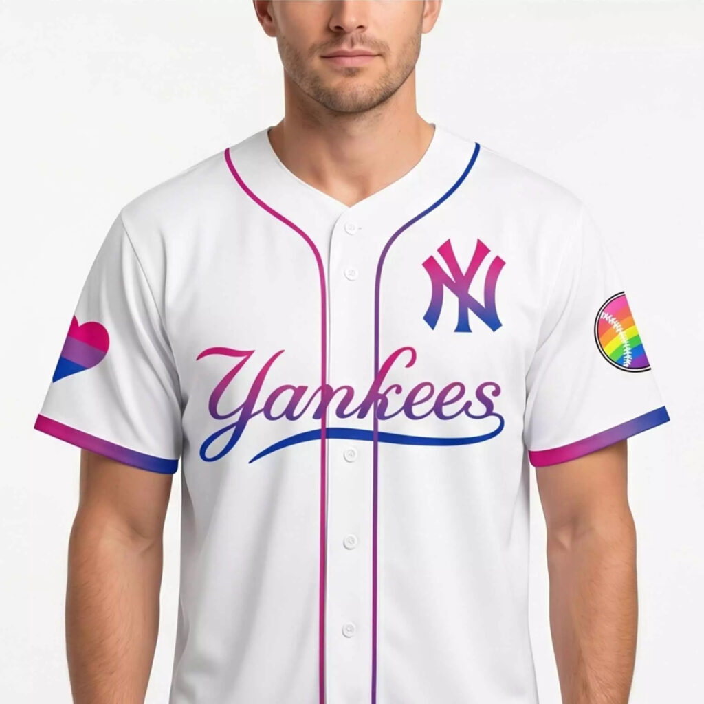 Yankees Pride Day Bisexual 2026 Jersey Yankees Pride Day Bisexual 2026 Jersey
