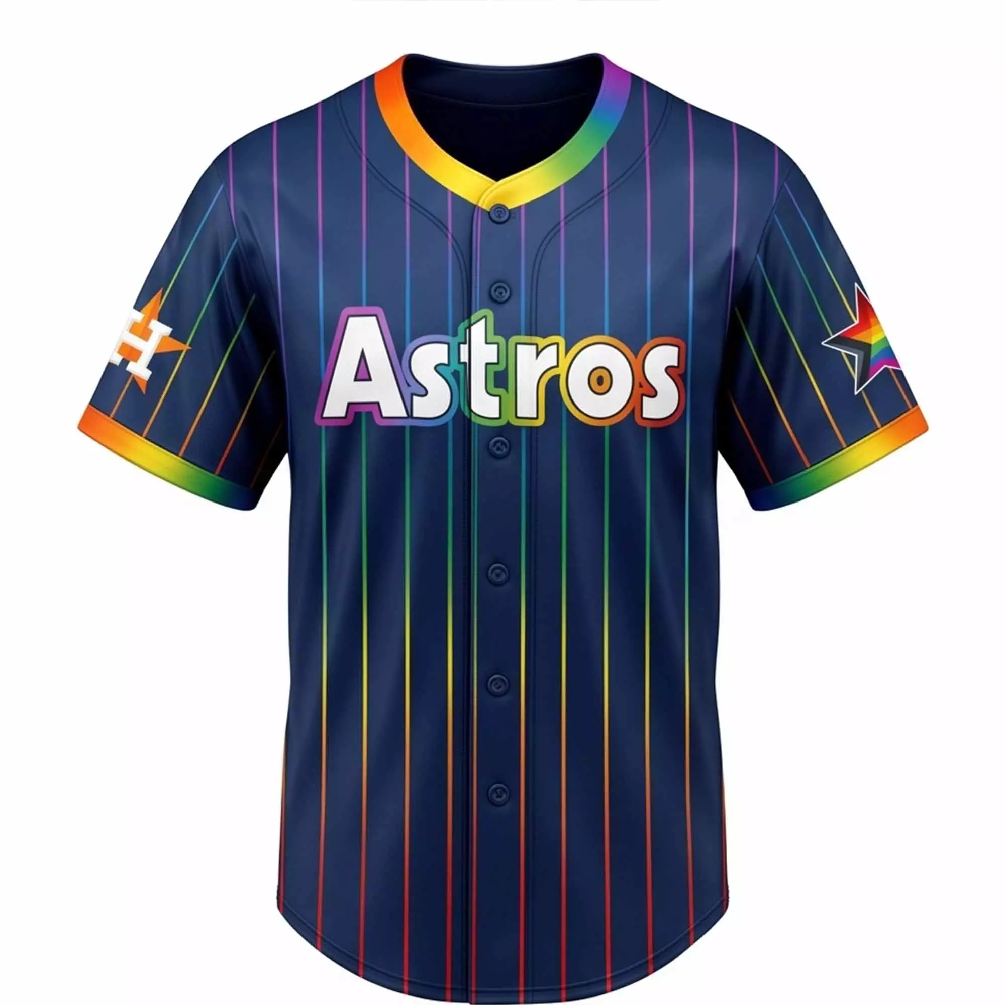 2026 Houston Astros Pride Night Giveaway Jersey 2026 Houston Astros Pride Night Giveaway Jersey