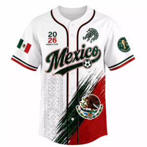 2026 Mexico World Cup Baseball Jersey