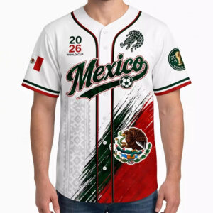 2026 Mexico World Cup Baseball Jersey
