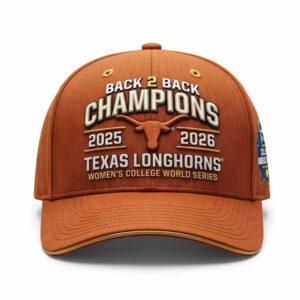 2026 Texas Softball Back2Back National Champions Hat