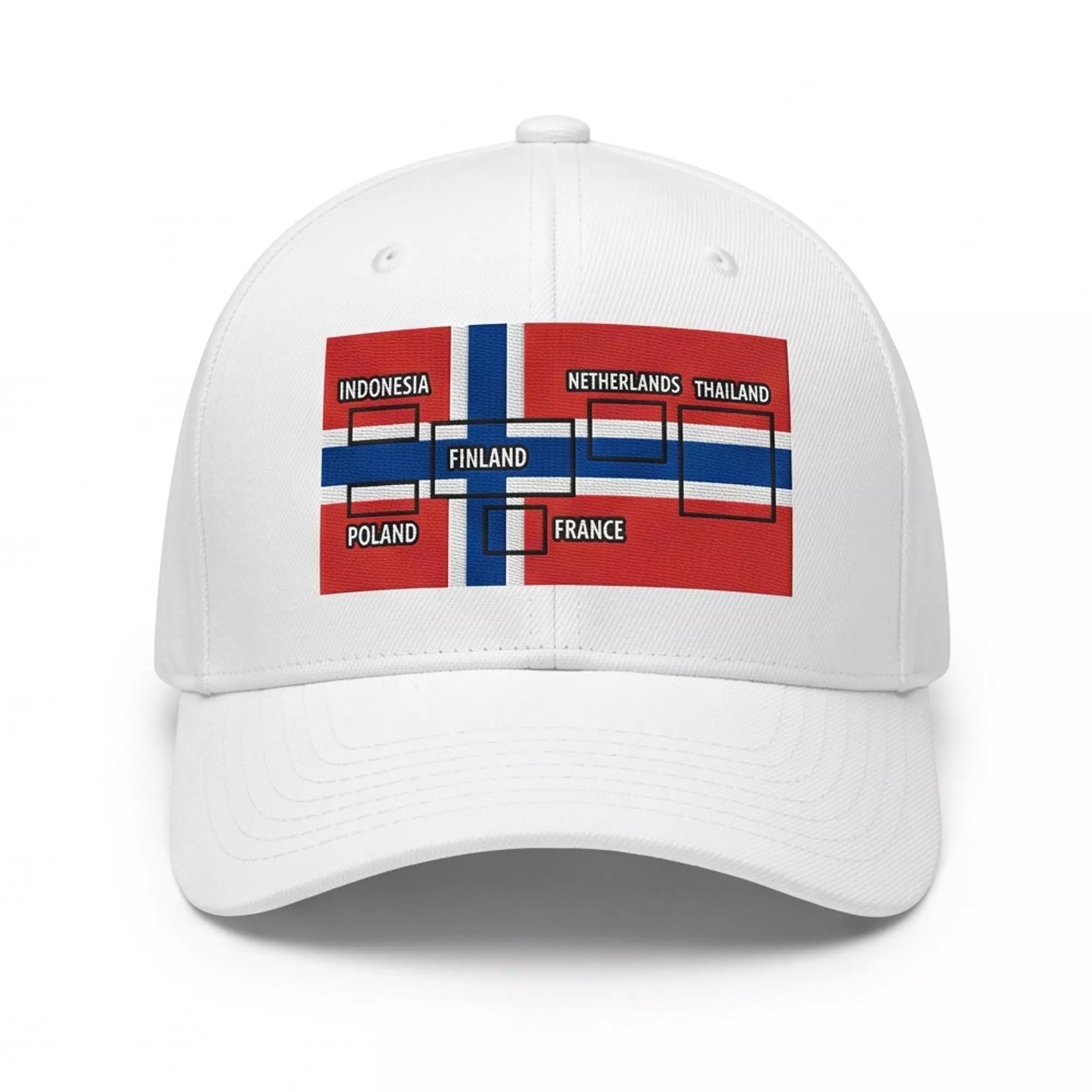 6 Flags In Norway Flag Hat 6 Flags In Norway Flag Hat