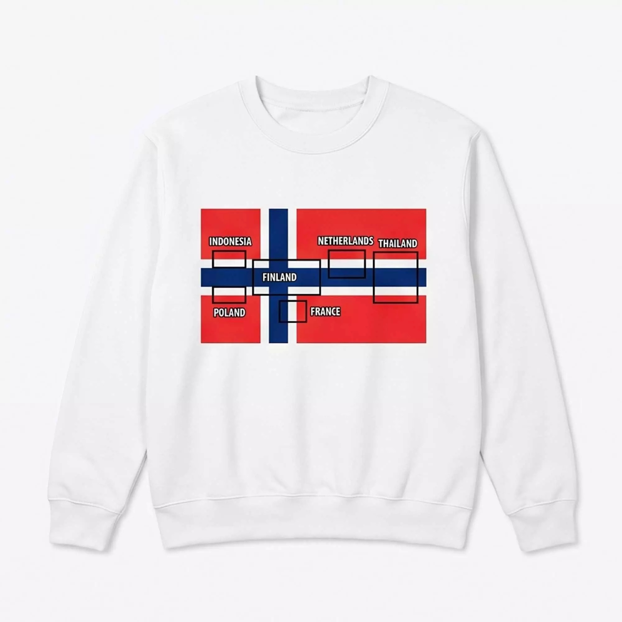 6 Flags In Norway Flag Shirt 6 Flags In Norway Flag Shirt