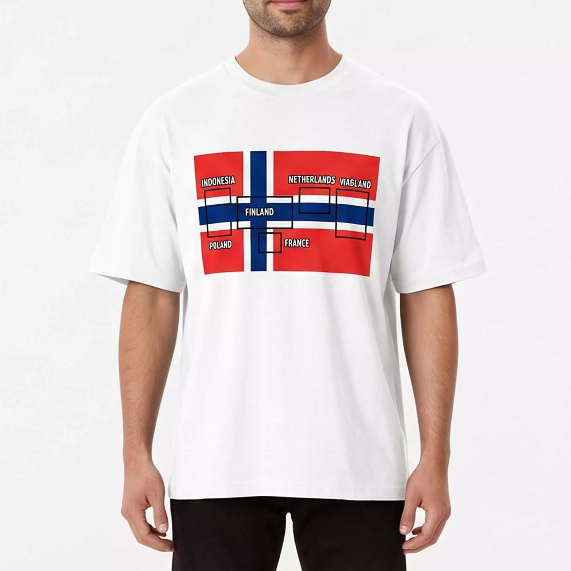 6 Flags In Norway Flag Shirt 6 Flags In Norway Flag Shirt