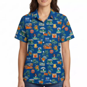 Astros Larry Dierker Larry's Big Bamboo Tropical Hawaiian Shirt