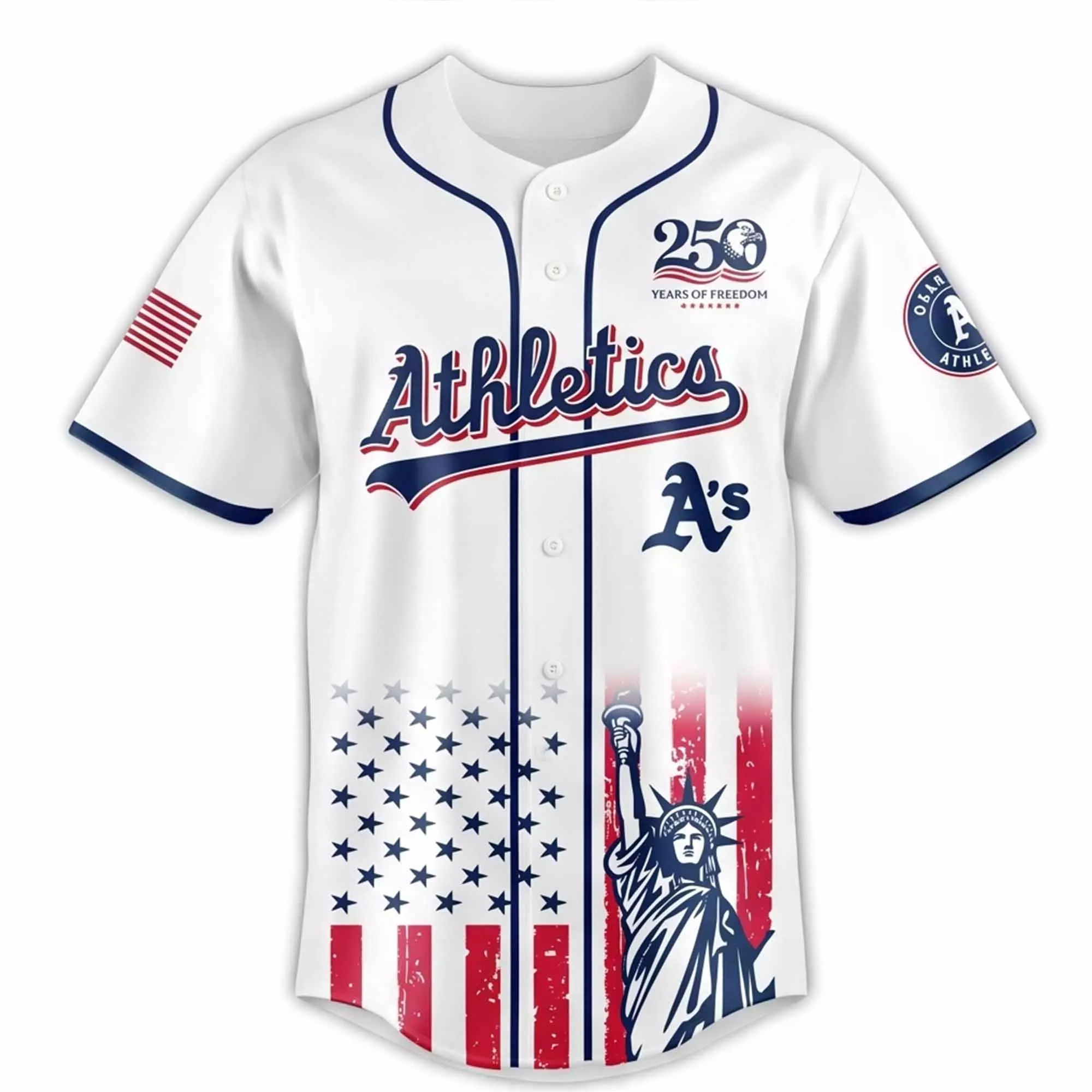 Athletics 250 Years USA Anniversary Jersey Athletics 250 Years USA Anniversary Jersey