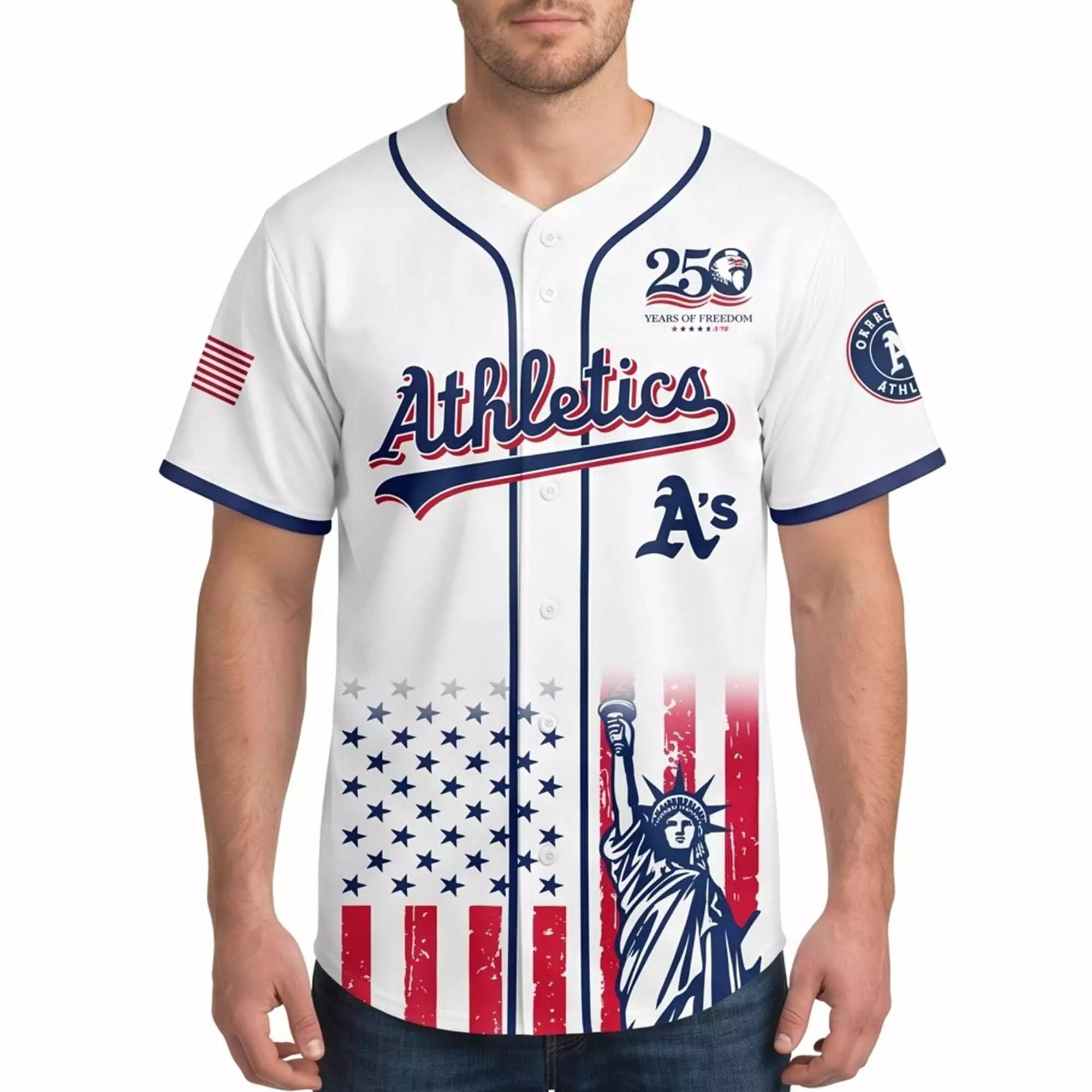 Athletics 250 Years USA Anniversary Jersey Athletics 250 Years USA Anniversary Jersey