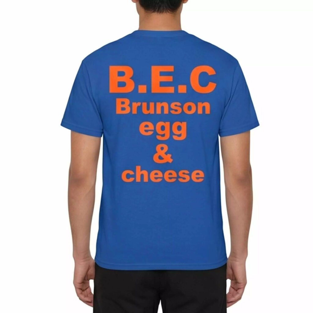 B E C Brunson Egg & Cheese Shirt B E C Brunson Egg & Cheese Shirt