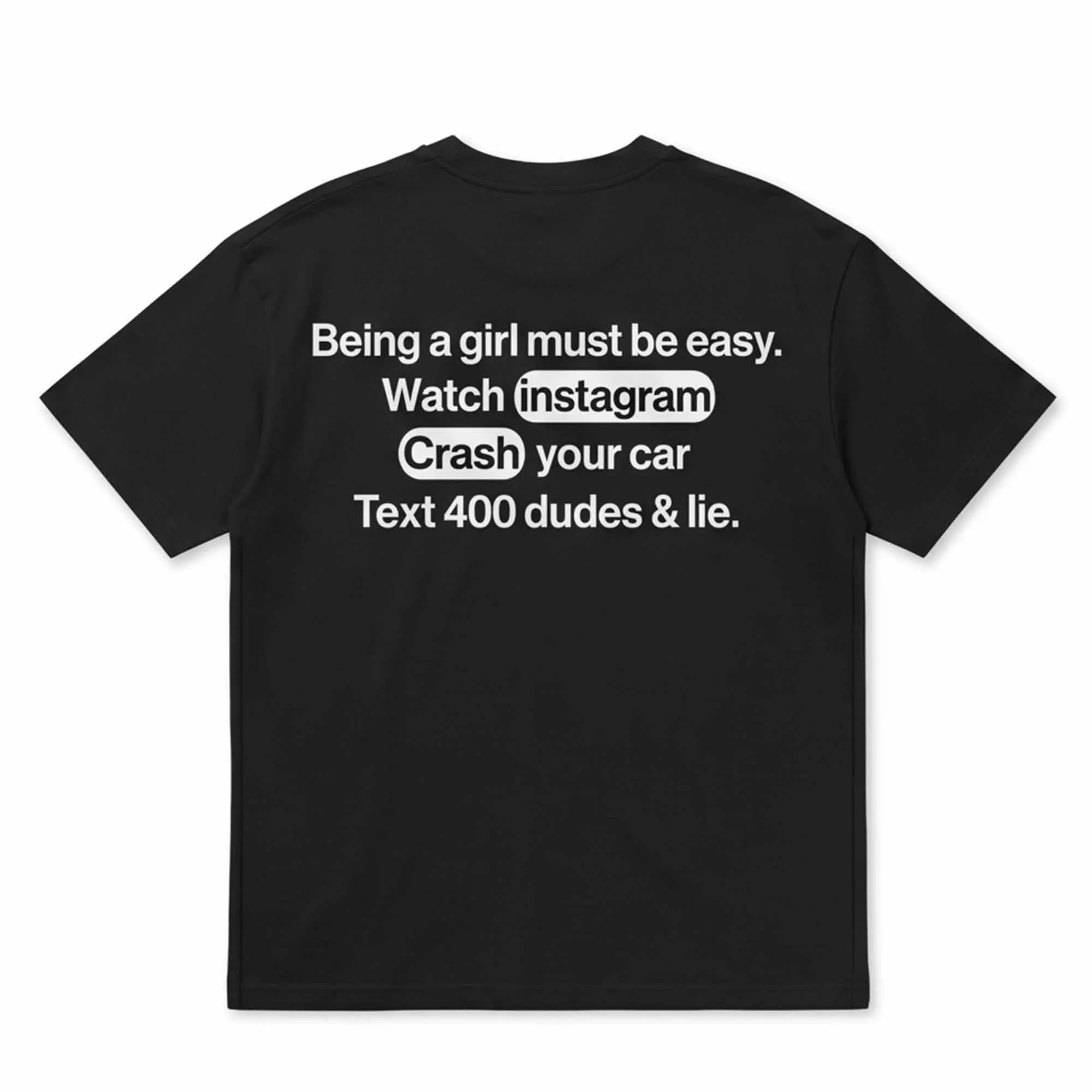 Being A Girl Must Be Easy Shirt Being A Girl Must Be Easy Shirt