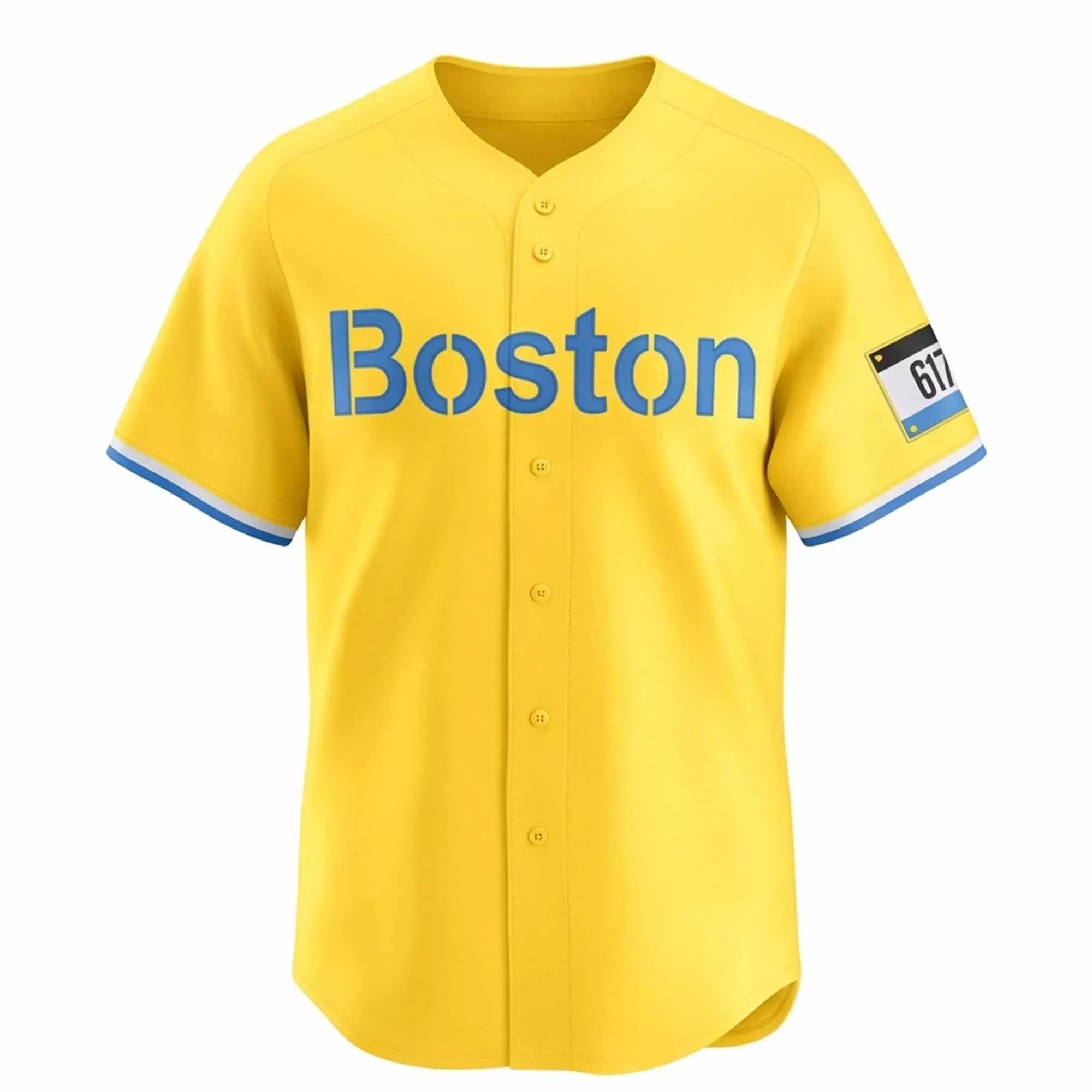 Boston Red Sox Yellow Jersey Boston Red Sox Yellow Jersey