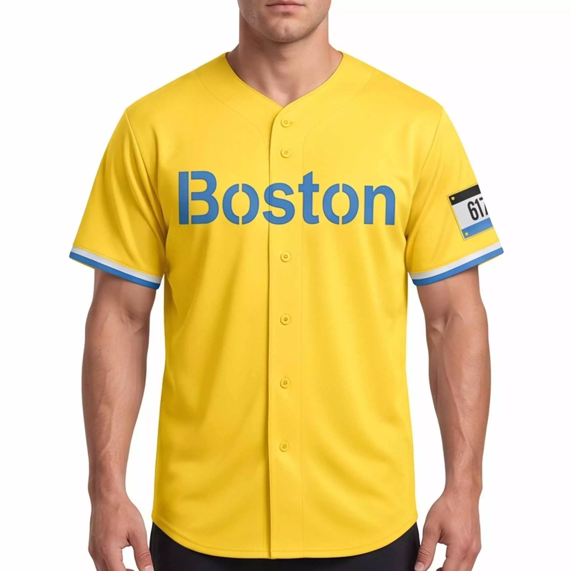 Boston Red Sox Yellow Jersey Boston Red Sox Yellow Jersey