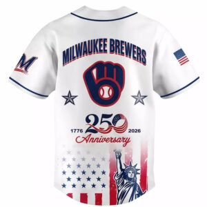 Brewers 250 Years USA Anniversary Jersey 2 Brewers 250 Years USA Anniversary Jersey