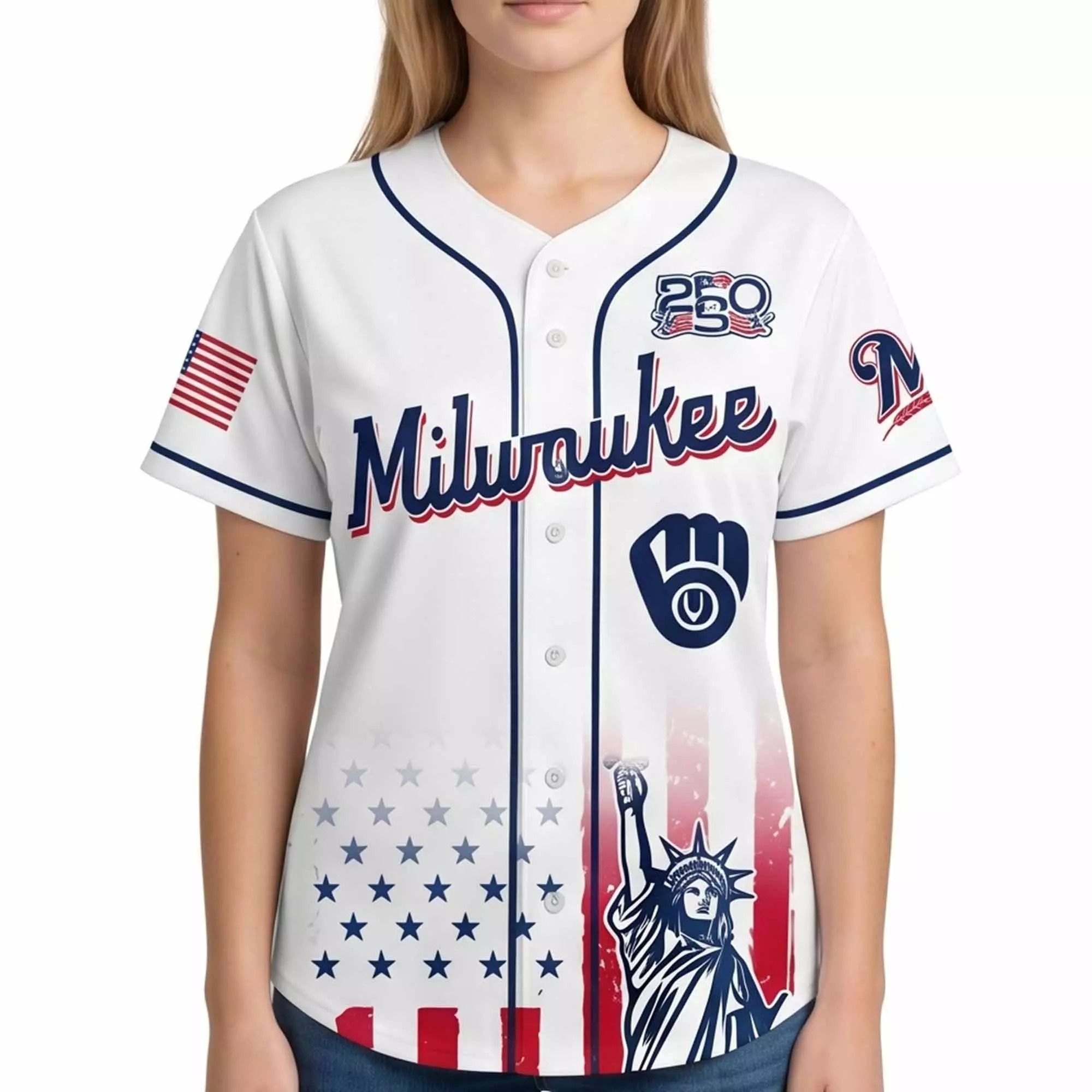 Brewers 250 Years USA Anniversary Jersey Brewers 250 Years USA Anniversary Jersey