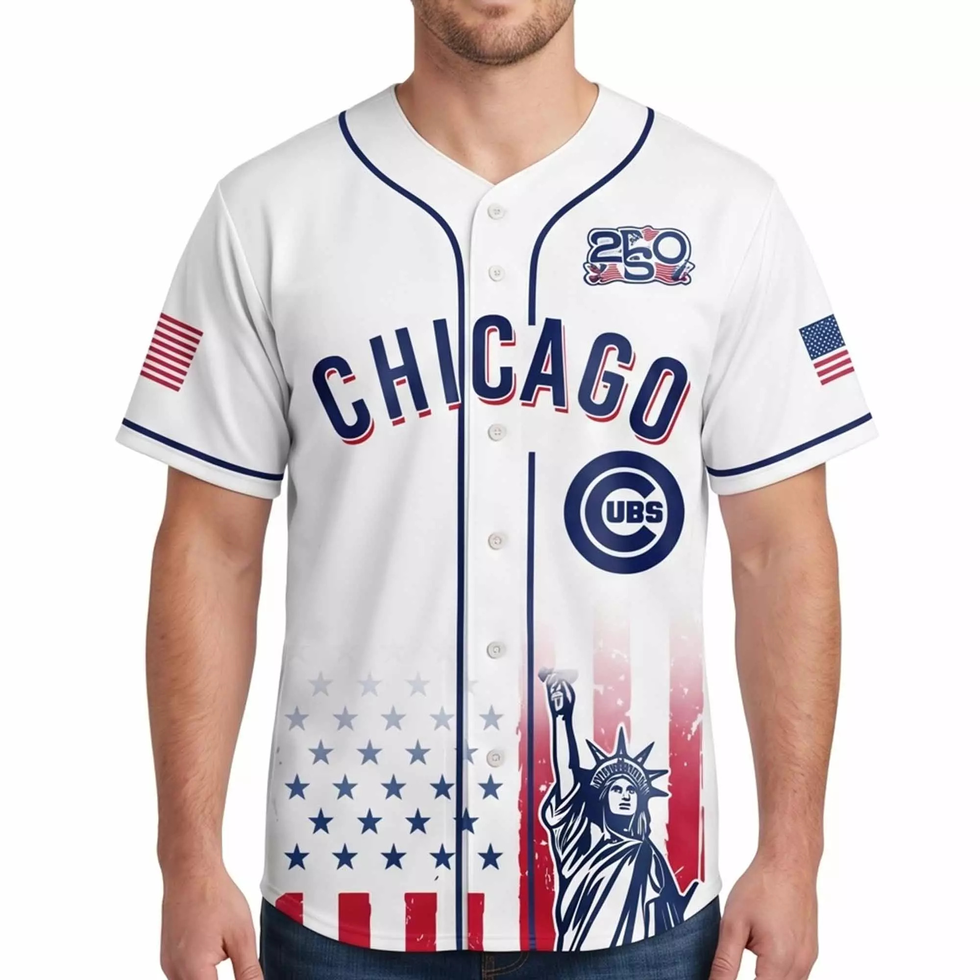 Cubs 250 Years USA Anniversary Jersey Cubs 250 Years USA Anniversary Jersey
